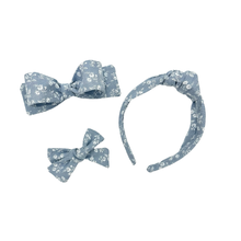 Load image into Gallery viewer, Floral Chambray