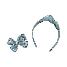 Load image into Gallery viewer, Blue Topiary Stripe