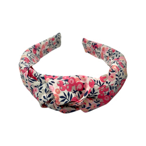 Pink Berry Knotted Headband