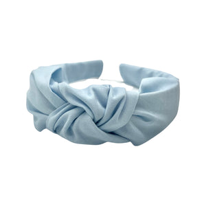 Breezy Blue Knotted Headband | Lottie Dot Kids
