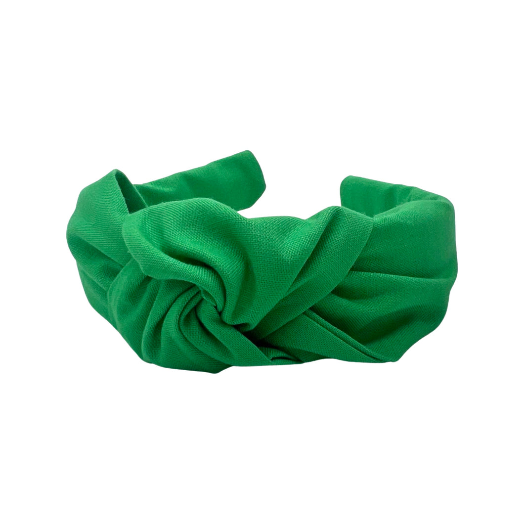 Fern Green Knotted Headband | Lottie Dot Kids