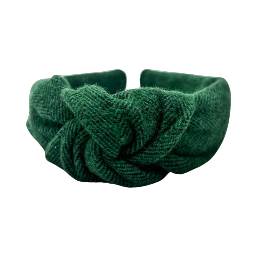 Pine Herringbone Knotted Headband