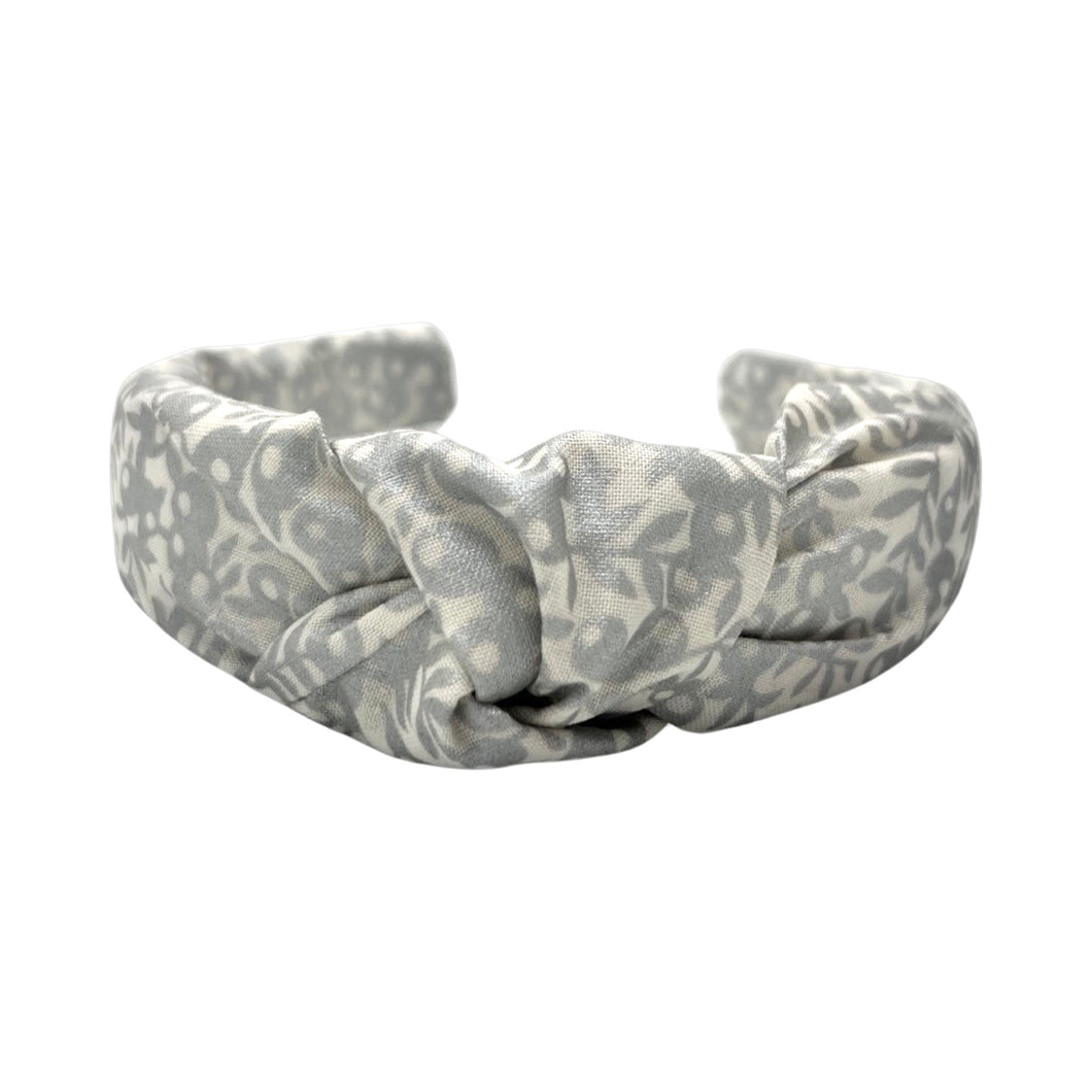 Silver Shadows Knotted Headband