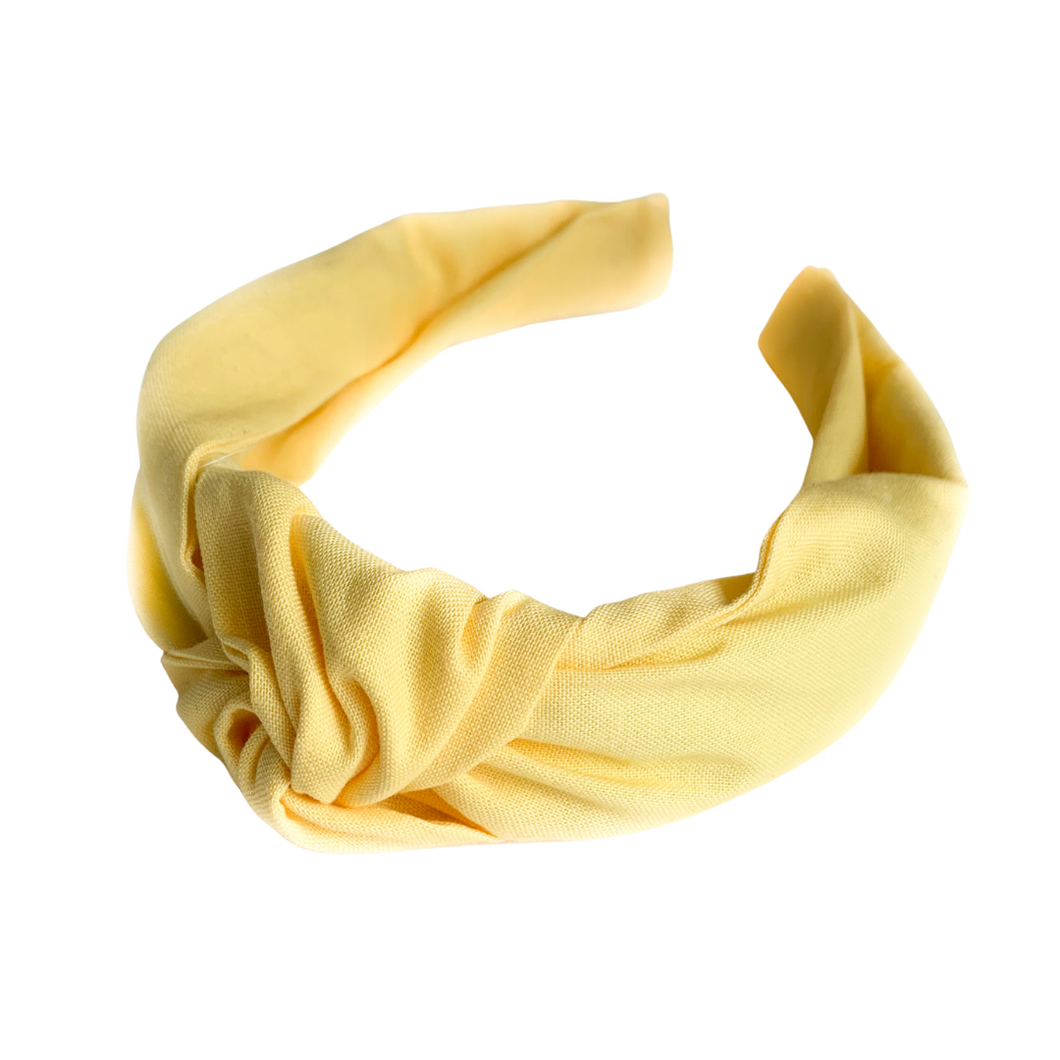 Buttercup Cotton Knotted Headband