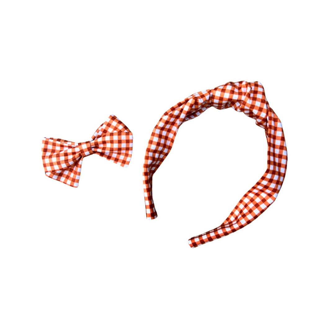 Mommy & Me Set: Pumpkin Plaid