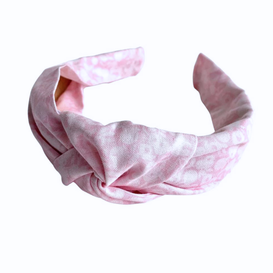 Pink Shadows Knotted Headband